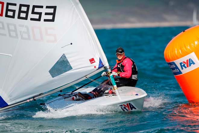 Ellie Cumpsty,Laser Radial - 2014 RYA Youth National Championships ©  Paul Wyeth / RYA http://www.rya.org.uk